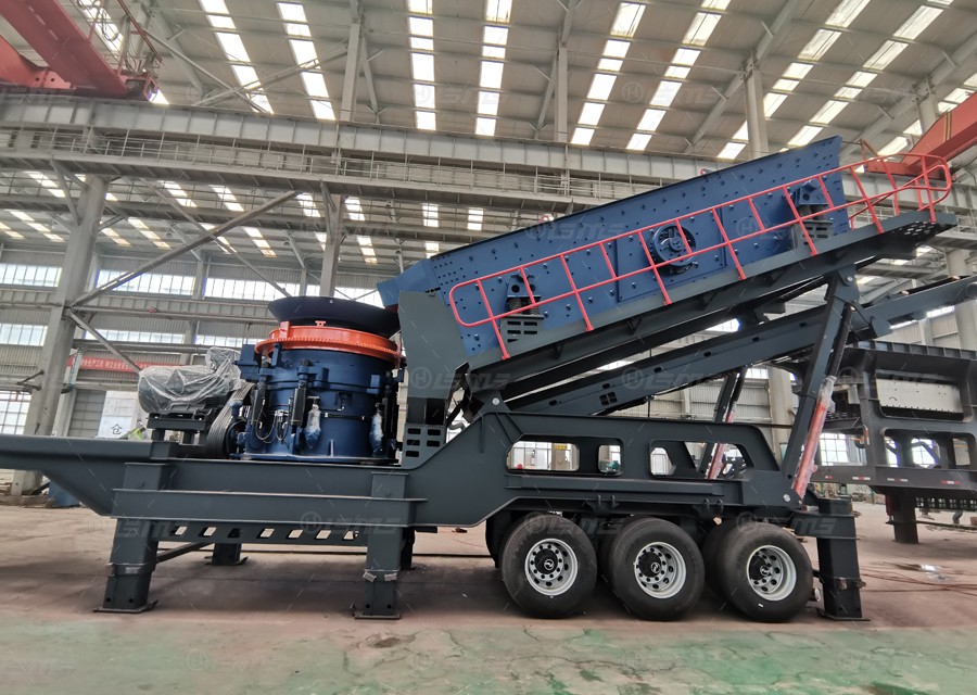 環球重工輪胎液壓多缸圓錐移動破碎站生產完成